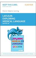 Elsevier Adaptive Learning for Exploring Medical Language (Access Card)