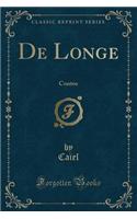 de Longe: Contos (Classic Reprint)