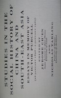 Studies in the Social History of China and South-East Asia