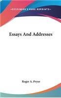 Essays And Addresses
