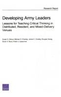 Developing Army Leaders