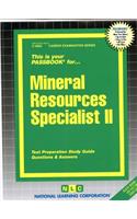 Mineral Resources Specialist II: Passbooks Study Guide