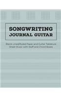 Songwriting Journal Guitar