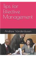 Tips for Effective Management