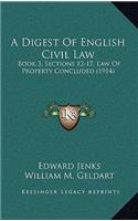 A Digest of English Civil Law