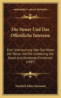 Die Steuer Und Das Offentliche Interesse