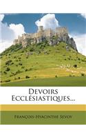 Devoirs Ecclésiastiques...