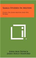 Samla Studies in Milton