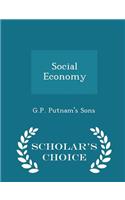 Social Economy - Scholar's Choice Edition