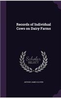 Records of Individual Cows on Dairy Farms