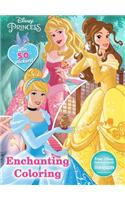 Disney Princess Enchanting Coloring: With 50 Stickers!