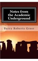 Notes from the Academic Underground