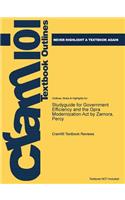 Studyguide for Government Efficiency and the Gpra Modernization Act by Zamora, Percy: (English)