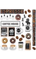 Industrial Cafe Espresso Yourself Mini Bulletin Board Set
