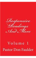 Responsive Readings and More