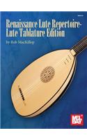 Renaissance Lute Repetoire
