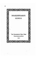 Shakespeare's songs