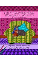 Great Greyhounds & Wonderful Whippets - A dog lover's colouring book