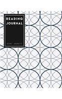 Reading Journal: The Best Gift for Book Lovers - Minimal Geometric Design