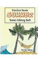 Creative Haven Summer Scenes Adult Coloring Book