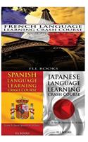 French Language Learning Crash Course + Spanish Language Learning Crash Course + Japanese Language Learning Crash Course