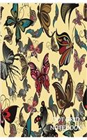 Dot Grid Notebook- Colorful Butterflies: 120 Dot Grid Pages, 5.5 X 8.5 Inches