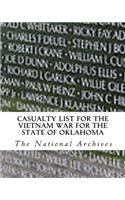 Casualty List for the Vietnam War for the State of Oklahoma