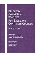 Selected Commercial Statutes for Sales and Contracts Courses