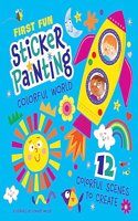 First Fun Sticker Painting: Colorful World