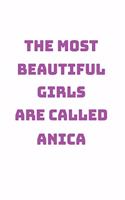 Anica Girl Woman Notebook