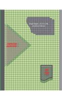Graph Paper Notebook 8.5 x 11 IN, 21.59 x 27.94 cm