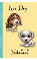 Love Puppy Dog Notebook Volume 10: Notebook, Holiday Notebook, Lined Notebook, Love Puppy Dog, Mini dog, Puppy Dog Notebook