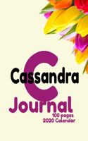 Personalized Journal with Cassandra on the front for women