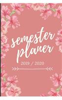 Semester Planer 2019 / 2020: A5 Coole Geschenkidee LINIERT zum Studium - Notizbuch für Studenten - Studienbeginn - Erstes Semester - Pruefung - Geburtstag - Terminkalender