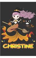 Christine: Christine Halloween Beautiful Mermaid Witch, Create An Emotional Moment For Christine?, Show Christine You Care With This Personal Custom Gift With 