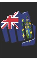 Pitcairn Islands Notebook: Pitcairn Islands Notebook - college book - diary - journal - booklet - memo - composition book - 120 sheets - Dot Grid paper 6x9 inch