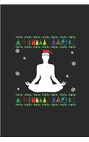 Ugly Christmas Yoga: Dotted Bullet Notebook (6" x 9" - 120 pages) Christmas Themed Notebook for Daily Journal, Diary, and Gift