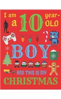 I Am a 10 Year-Old Boy Christmas Book