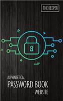 Website Password book: Protect your Usernames and Passwords, Login Private Information Keeper.