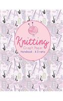 Knitting Graph Paper Notebook - 4