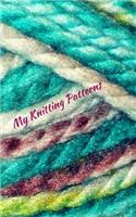 My Knitting Patterns - 120 lined pages