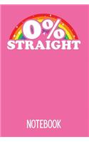 0% Straight Notebook
