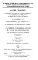 Establishing Accountability at the World Intellectual Property Organization: Illicit Technology Transfers, Whistleblowing, and Reform