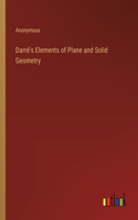 Darré's Elements of Plane and Solid Geometry