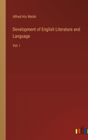 Development of English Literature and Language
