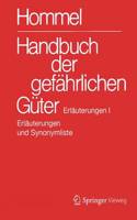 Handbuch Der Gefährlichen Güter. Erläuterungen I