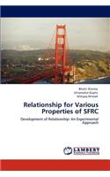 Relationship for Various Properties of SFRC