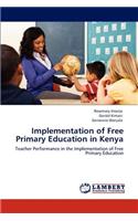 Implementation of Free Primary Education in Kenya