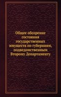 Obschee obozrenie sostoyaniya gosudarstvennyh imuschestv po guberniyam, podvedomstvennym Vtoromu Departamentu