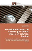 Fonctionnalisation de Surface Par Chimie Douce En Solution Liquide